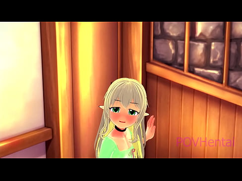 ❤️ (Trap) Elvish maid توهان جي منهن ڌوئڻ ۾ مدد ڪري ٿي. ❌